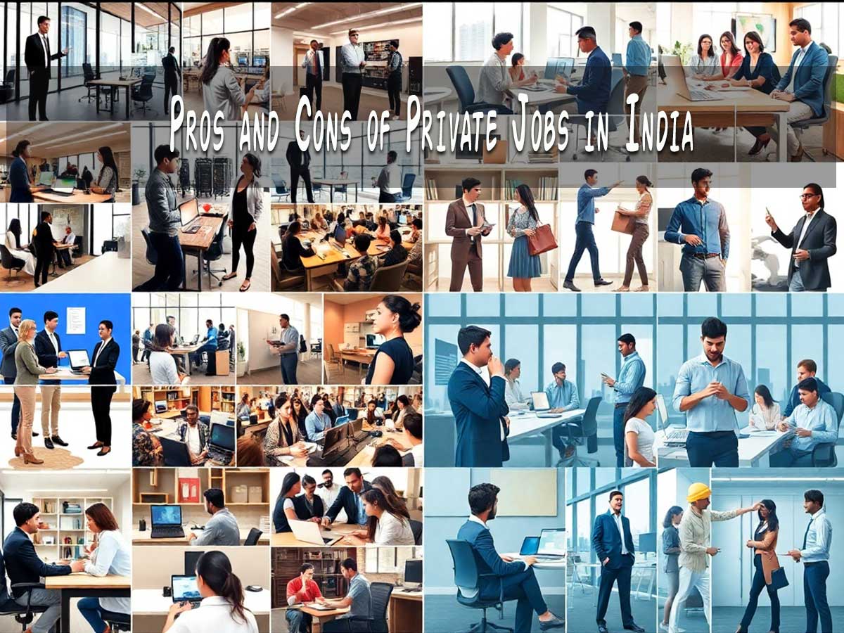Pros and Cons of Private Jobs in India